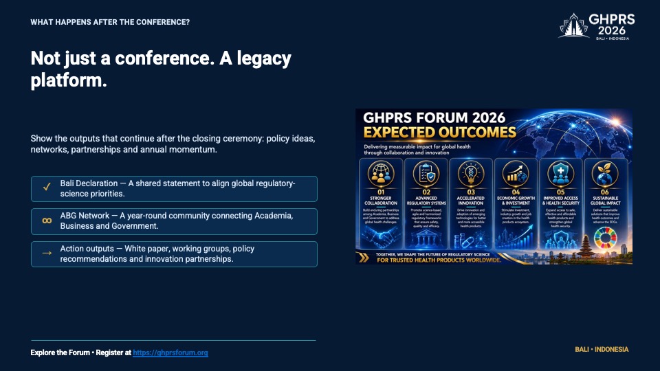 Global Health Products Regulatory Science Forum 2026 - Image 7